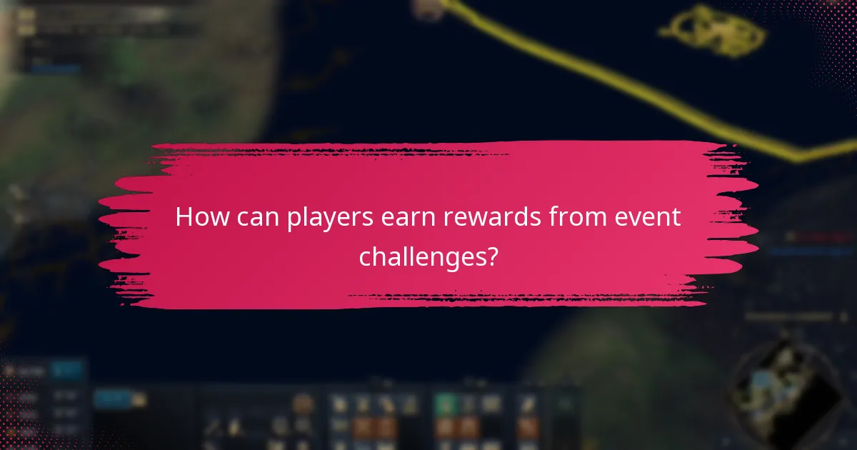 How can players earn rewards from event challenges?